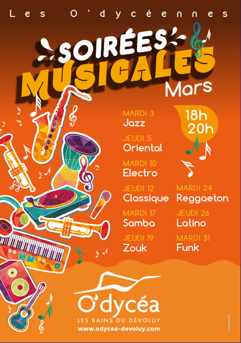 soirées musicales mars 2020