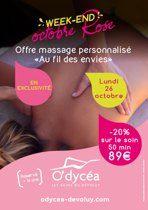 Soin week-end octobre rose