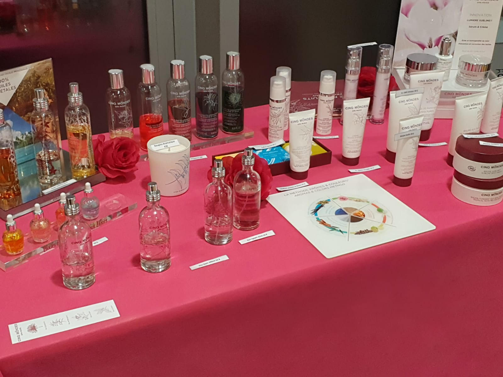 Image produits soins cinq monde
