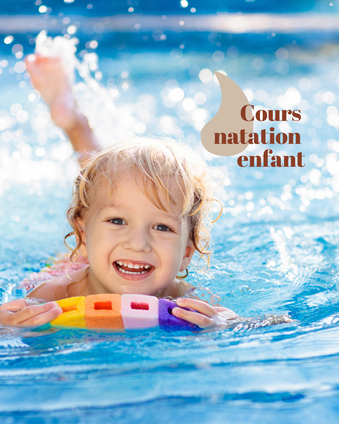 cours de natation pour enfant
